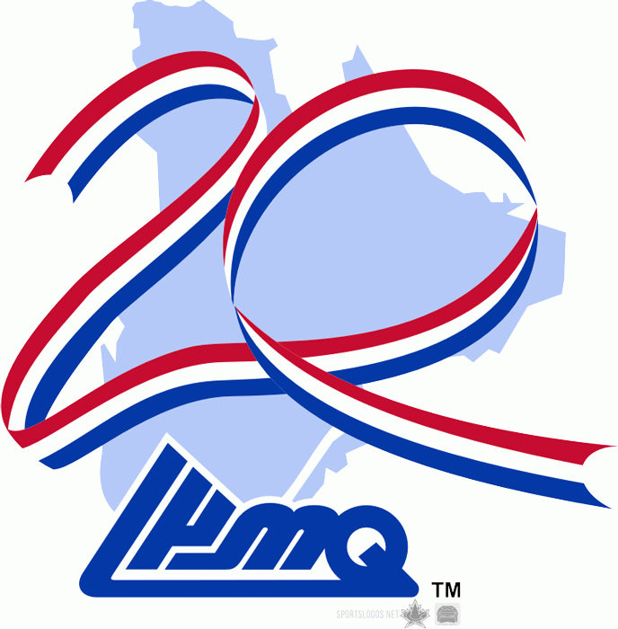 QMJHL LHJMQ 1989 Anniversary Logo iron on transfers for clothing